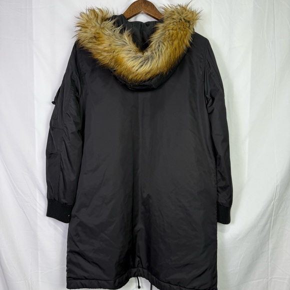 BB Dakota Hooded Anorak with Faux Fur Trim - Picture 7 of 13